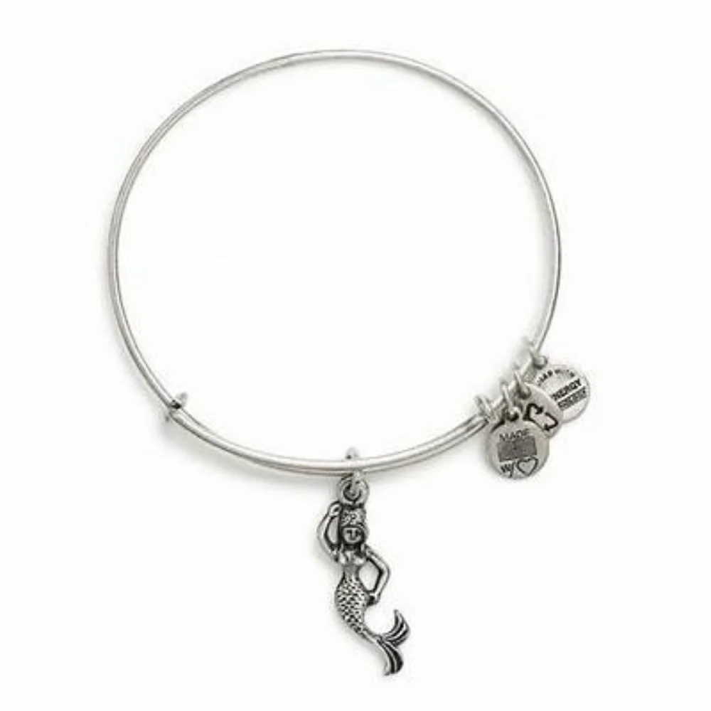 NWT, Alex and Ani Russian Silver Mermaid Bracelet